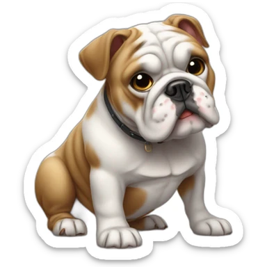 Bulldog francés blak  sticker