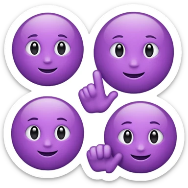 Smm purple sticker