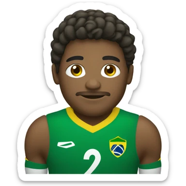 Brazilian football sticker