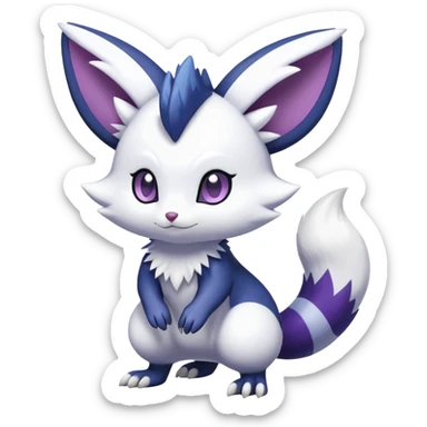 Shiny Furret-Meowstic-Zangoose-Hybrid (Full body) sticker