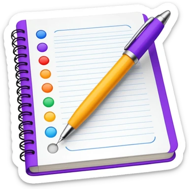 Mood tracking journal sticker