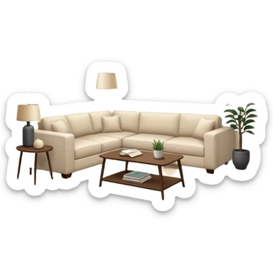 livingroom sticker