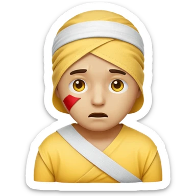 injured emoji sticker