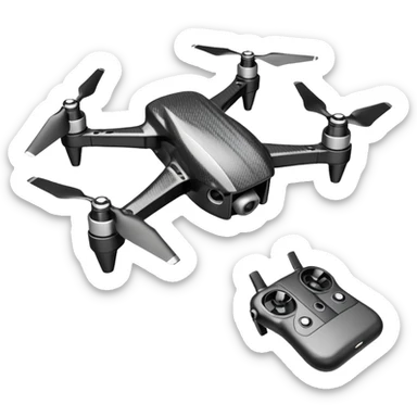 A fpv racing drone sticker