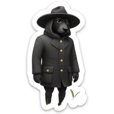 Un noir dans un champs de coton sticker