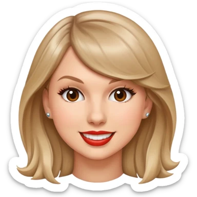 Emoji avatar tailor swift sticker