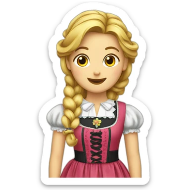 Dirndl sticker