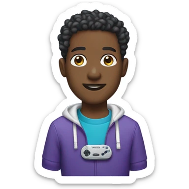 A guy that’s black with lil curls with a taper that has a gen5  sticker