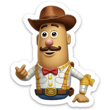 Monsieur Patate de toystory 4 sticker