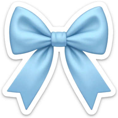 🎧 with pastel blue bows right before the part that covers your ears sticker