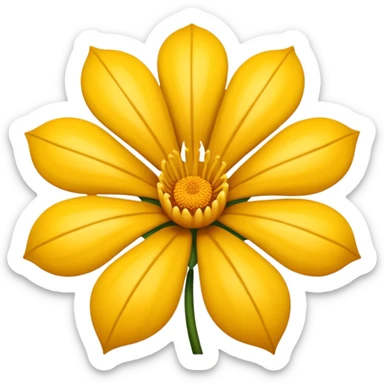 crie um emoji de lirio aranha flor sticker