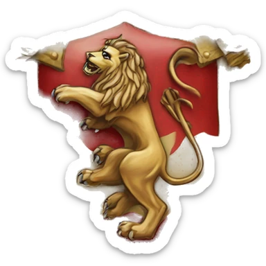 game of thrones lannister lion sigil  sticker