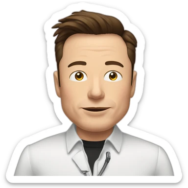 elon musk doing drugs, for educational purposes only, inclusiveness and positive, LGTBQ+ sticker