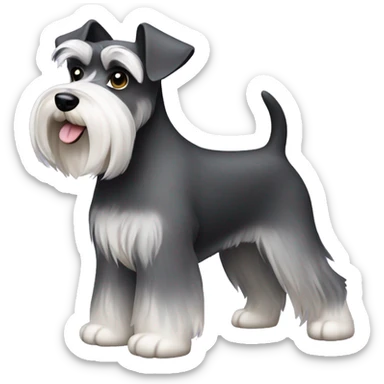 miniature schnauzer sticker