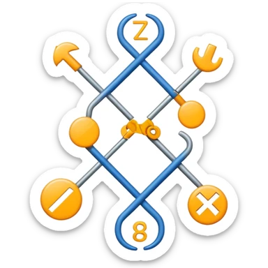 Addition operation sticker