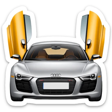 audi r8 sticker