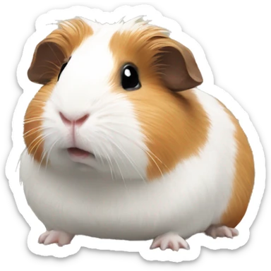 Guineapig in the restroom  sticker