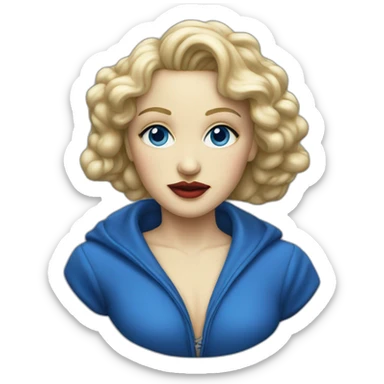Madonna true blue sticker