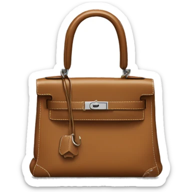 Hermès black Kelly bag sticker