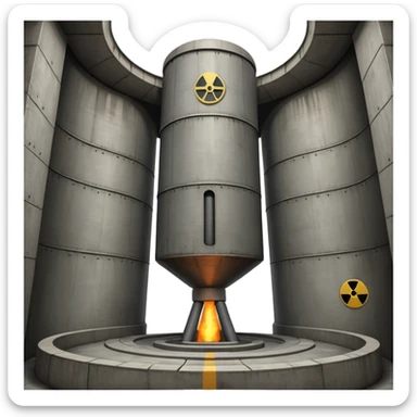 underground nuclear missile silo sticker