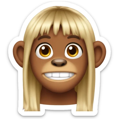 Hannah Montana monkey sticker