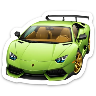 lamborghini waite sticker