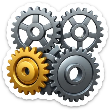 Pignon de mécanique sticker