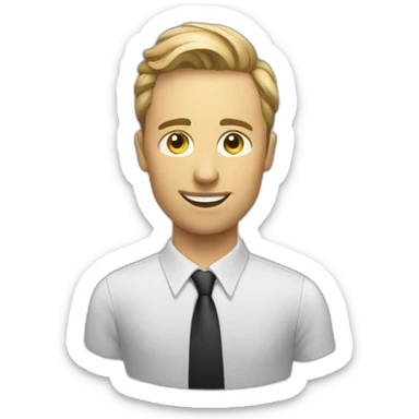 exhibition art manager sticker