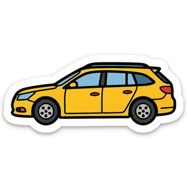 Chevrolet Cruze SW 2012 side view, clean and recognizable, suitable for icon or sticker sticker