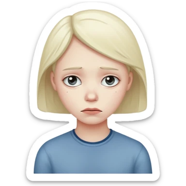 Con sueño triste sticker