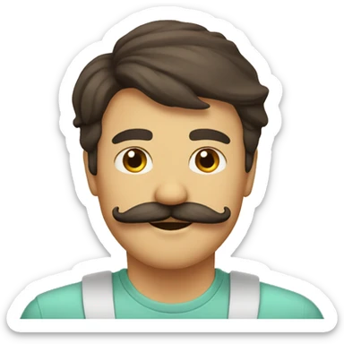 Mostacho sticker