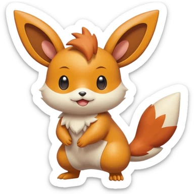 Buizel-Buneary-Victini-Minccino-fusion sticker