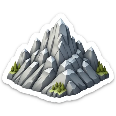 limestone mountain sticker