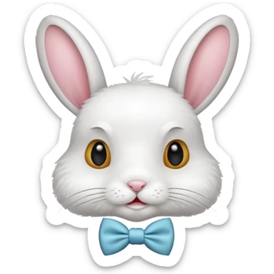 Coelho de laço sticker