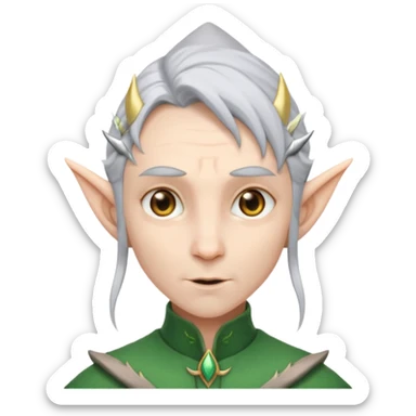 Cool elf sticker