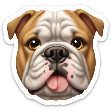 Bulldog frances sticker