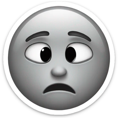 Crying emoji with a hand peace sign sticker