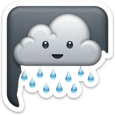 rainy Cloud sticker