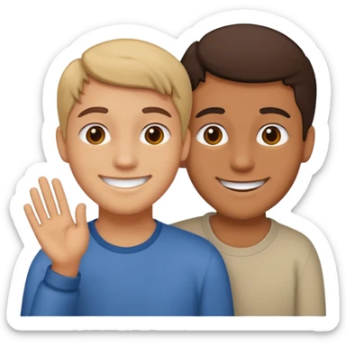 Extraño a mi bestie  sticker