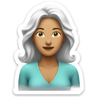 Relax withe woman  sticker