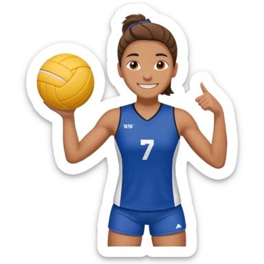 Volleyball Player sticker