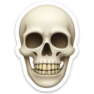 misfts skull sticker