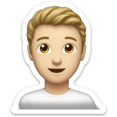 monitor with the video call on the screen sticker