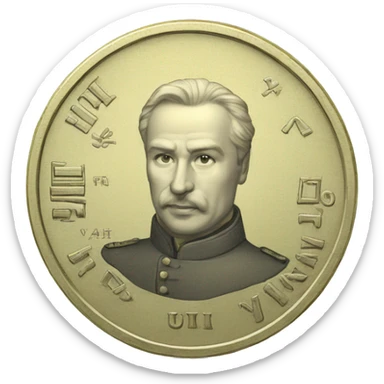 One hryvnia (UAH) sticker