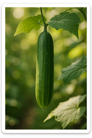 Cucumber sticker