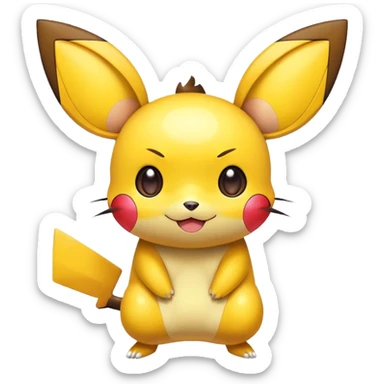 Shiny Colorful Pichu-Raichu sticker