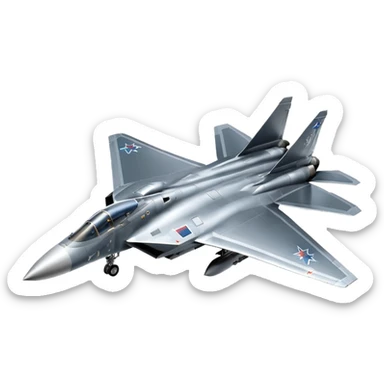 Sukhoi su-57 jet sticker