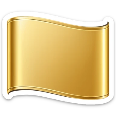 Measurement tape in gold for visiting card sticker