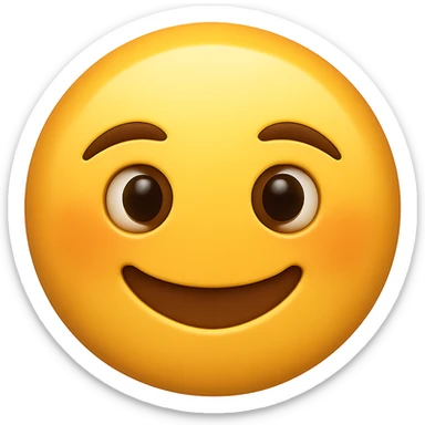 Based on these photos, make an emoji with facial features preserved sticker