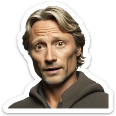 Mads Mikkelsen dancing sticker